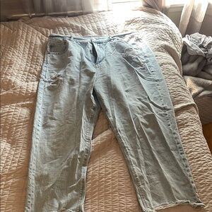 American Eagle Outfitters Light Blue High Rise Jeans